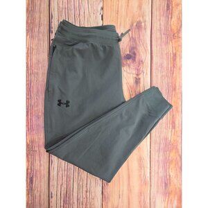 Under Armour Mens HeatGear Joggers XXL Gray Lightweight Athletic Bottoms
